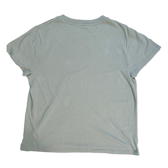 Fifth Sun Sage Green Floral Screen Print Women’s GraphicTee (Size Large) - Picture 3 of 4